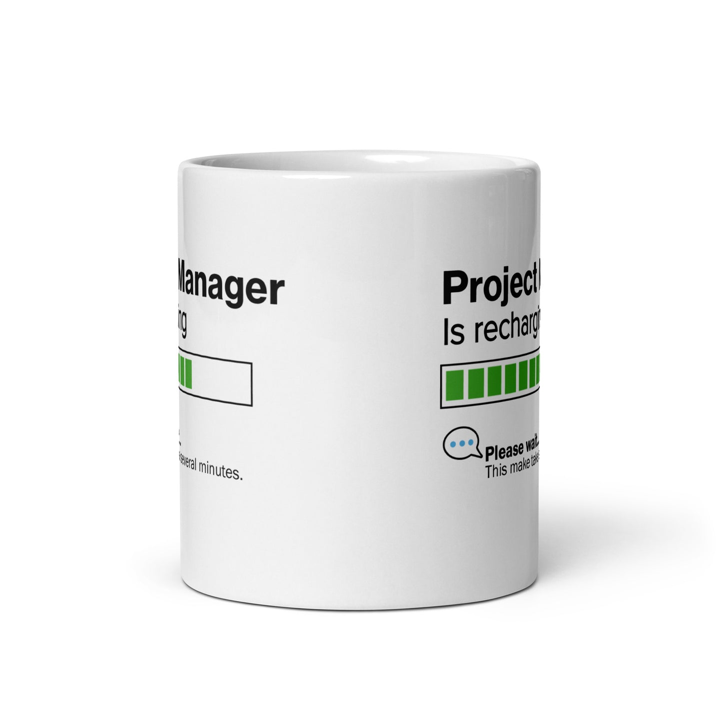 Project Manager Is Recharging Mug - 11oz - Great Gift for Project Managers