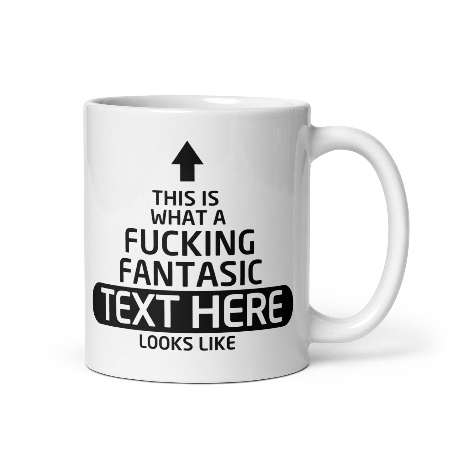 Design Your Self Build Mug - 11oz - Personalised Gift for Self Builders - This Is What A Fucking Fantastic Text Here Looks Like